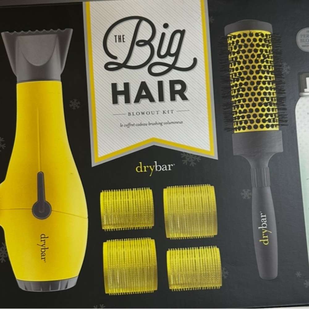 Drybar Volume & Lift Set in Yellow and Gray
